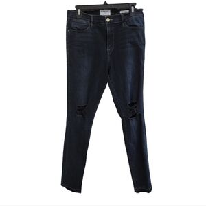 Frame Le High Skinny Distressed Jeans Northampton